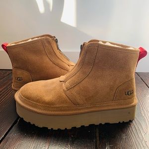 UGG Front Zip Ankle Boot